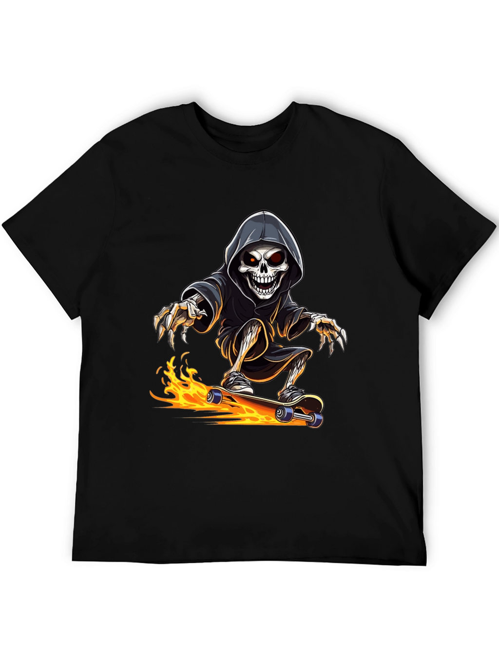 Grim Reaper Skateboard Graphic Tee