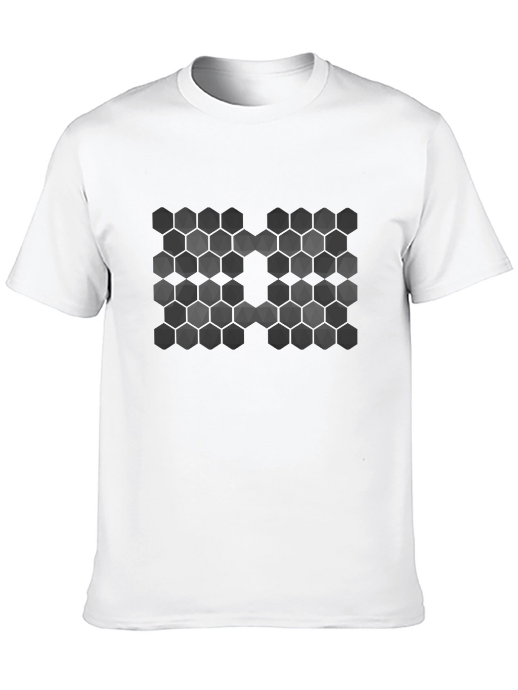 Geometric Hexagon Pattern T-Shirt