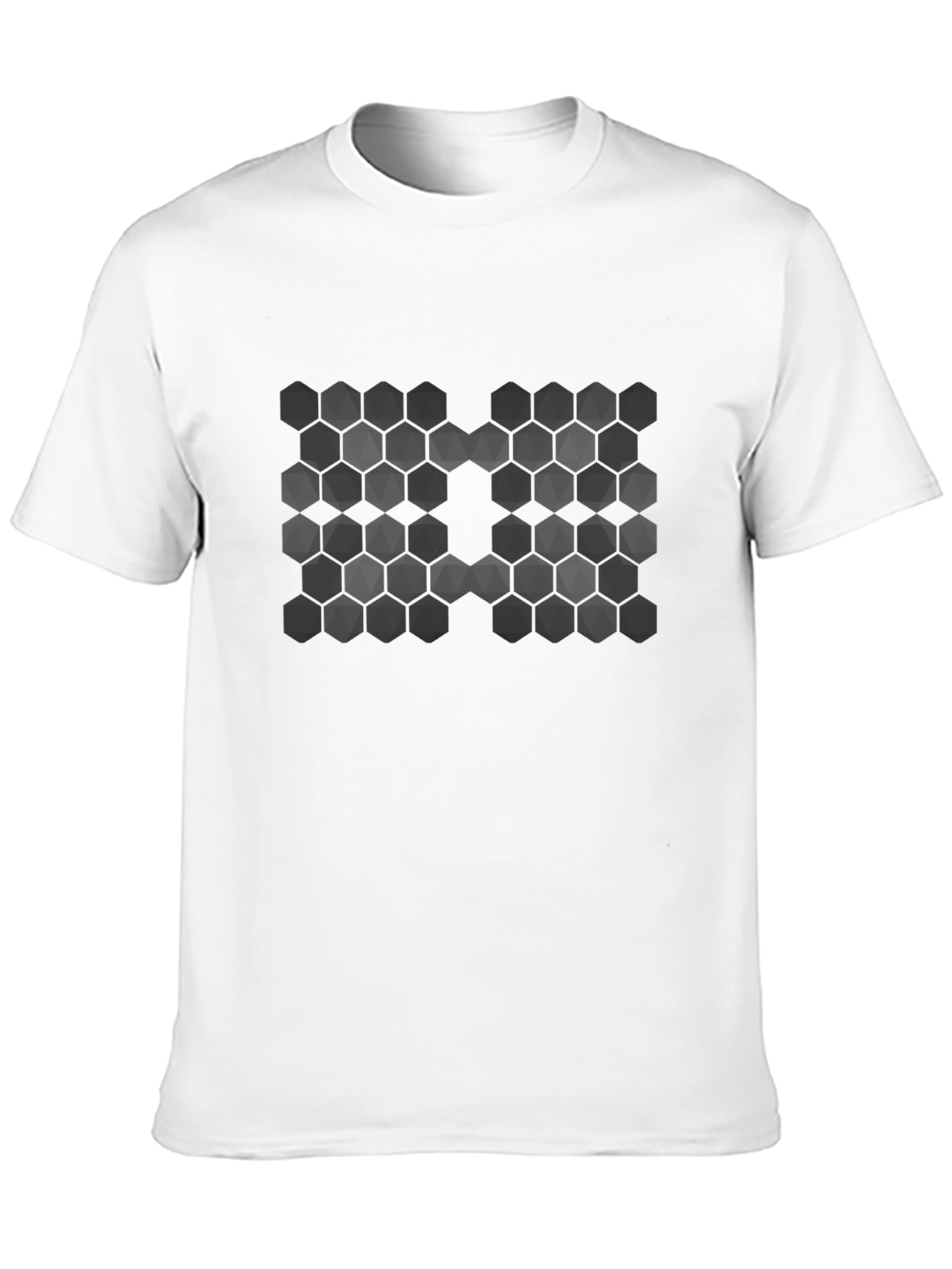 Geometric Hexagon Pattern T-Shirt