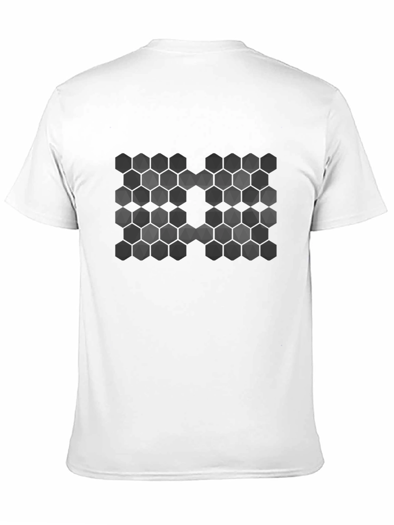 Geometric Hexagon Pattern T-Shirt