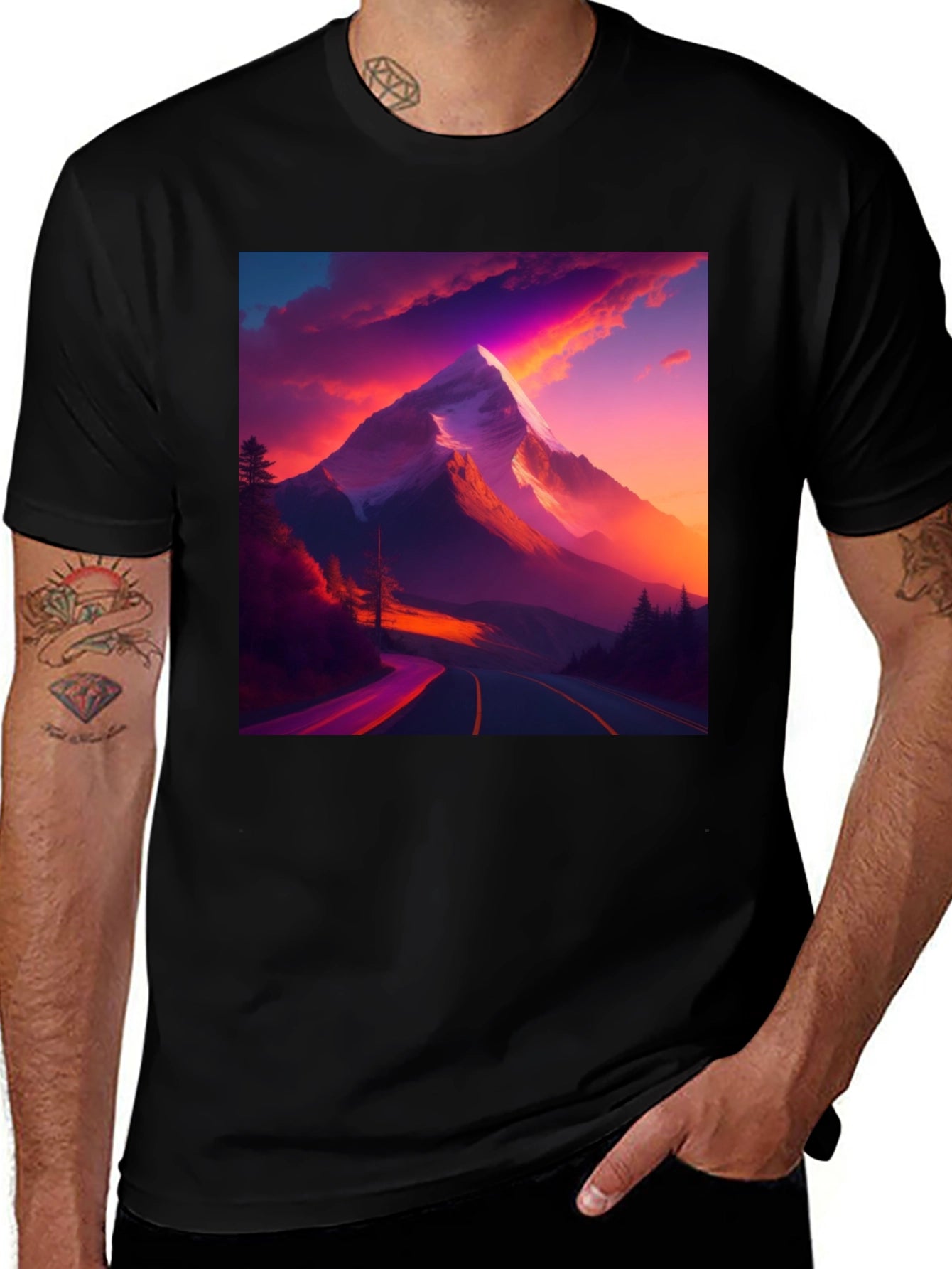 Mountain Road Graphic Tee