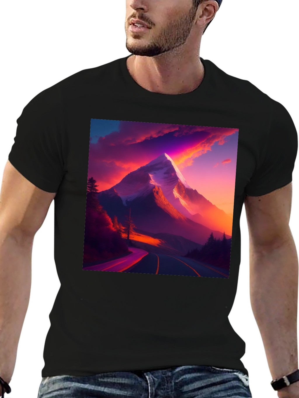 Mountain Road Graphic Tee