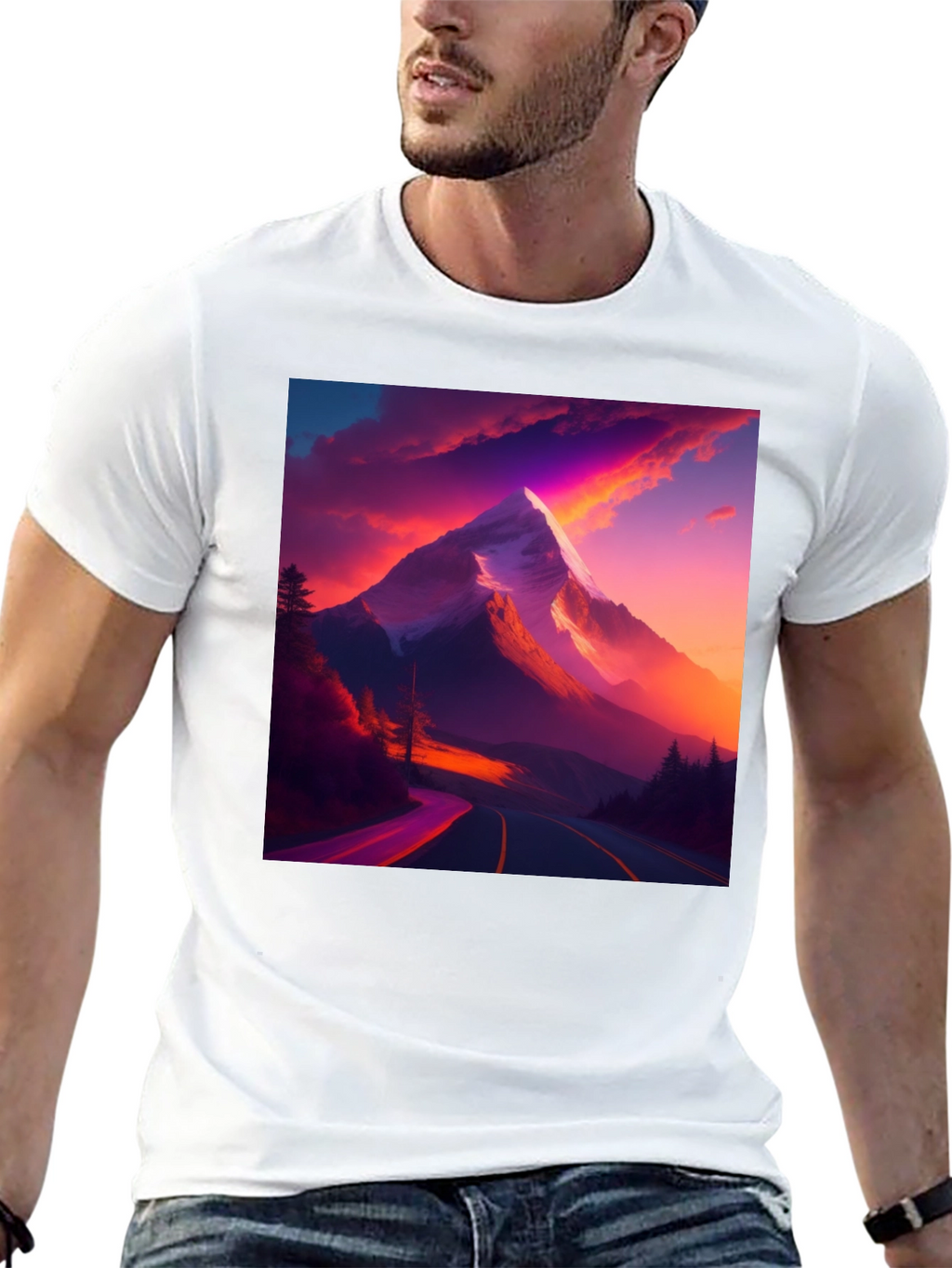 Mountain Road Graphic Tee