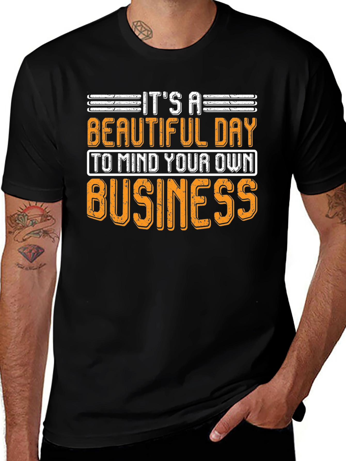 Mind Your Own Business Graphic T-Shirt