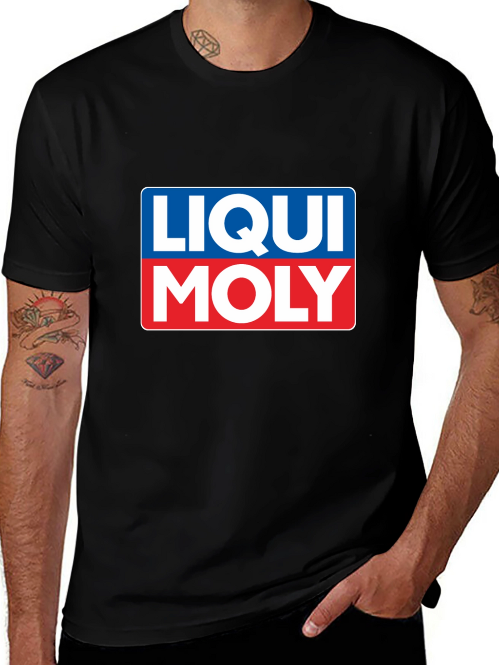 Liqui Moly Black T-Shirt Automotive Engine Oil