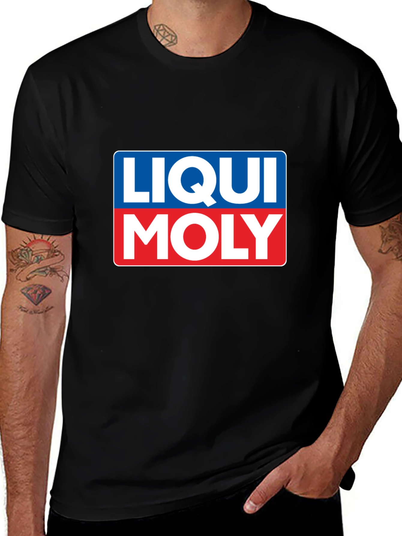 Liqui Moly Black T-Shirt Automotive Engine Oil