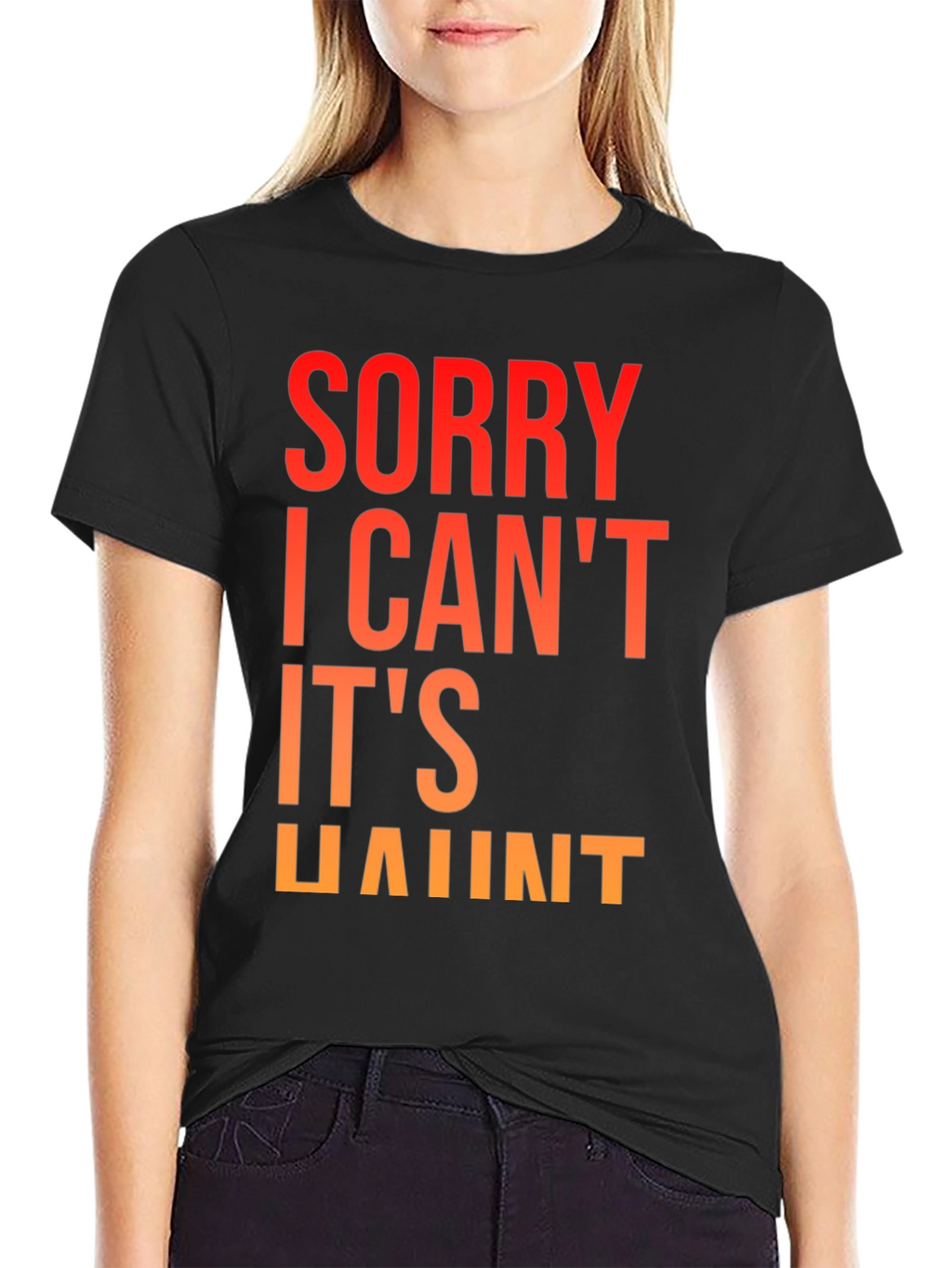 Sorry I Cant Its Haunt Tee