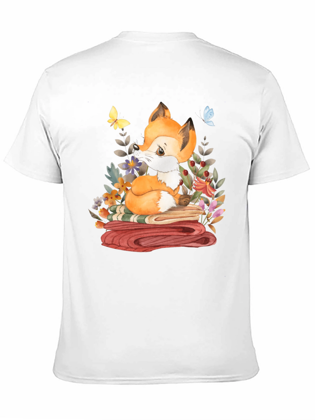 Fox & Flowers Graphic T-Shirt