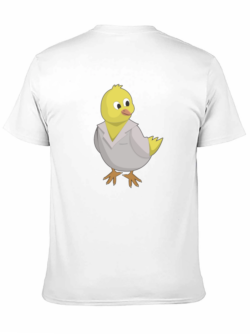 Funny Chicken in Lab Coat Graphic T-Shirt