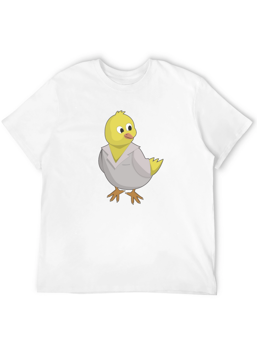 Funny Chicken in Lab Coat Graphic T-Shirt