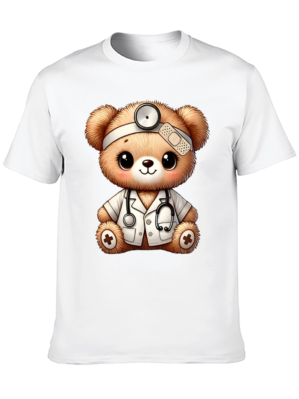 Cute Doctor Teddy Bear Graphic Tee