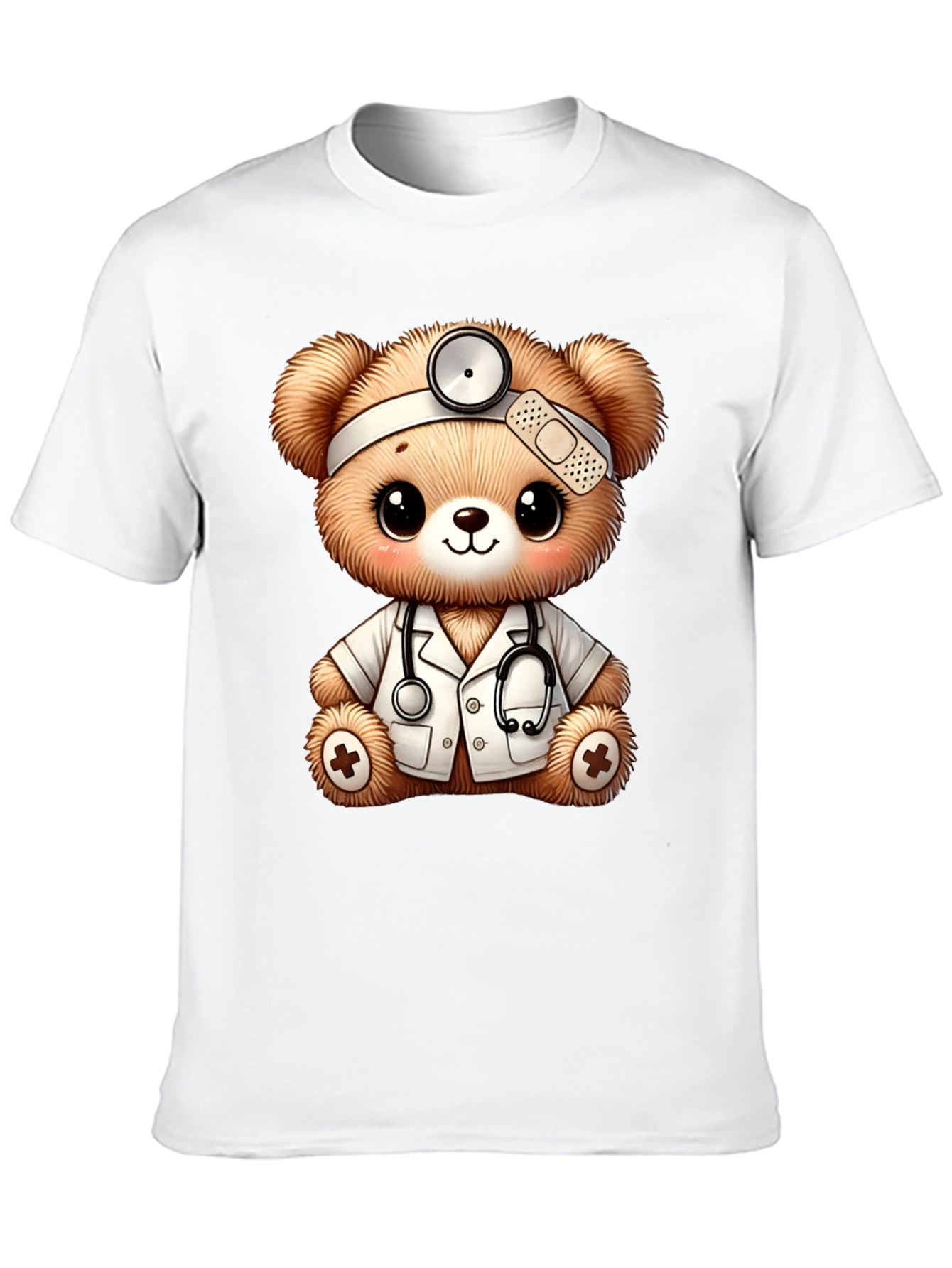 Cute Doctor Teddy Bear Graphic Tee