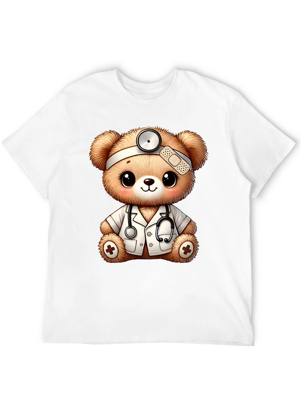 Cute Doctor Teddy Bear Graphic Tee