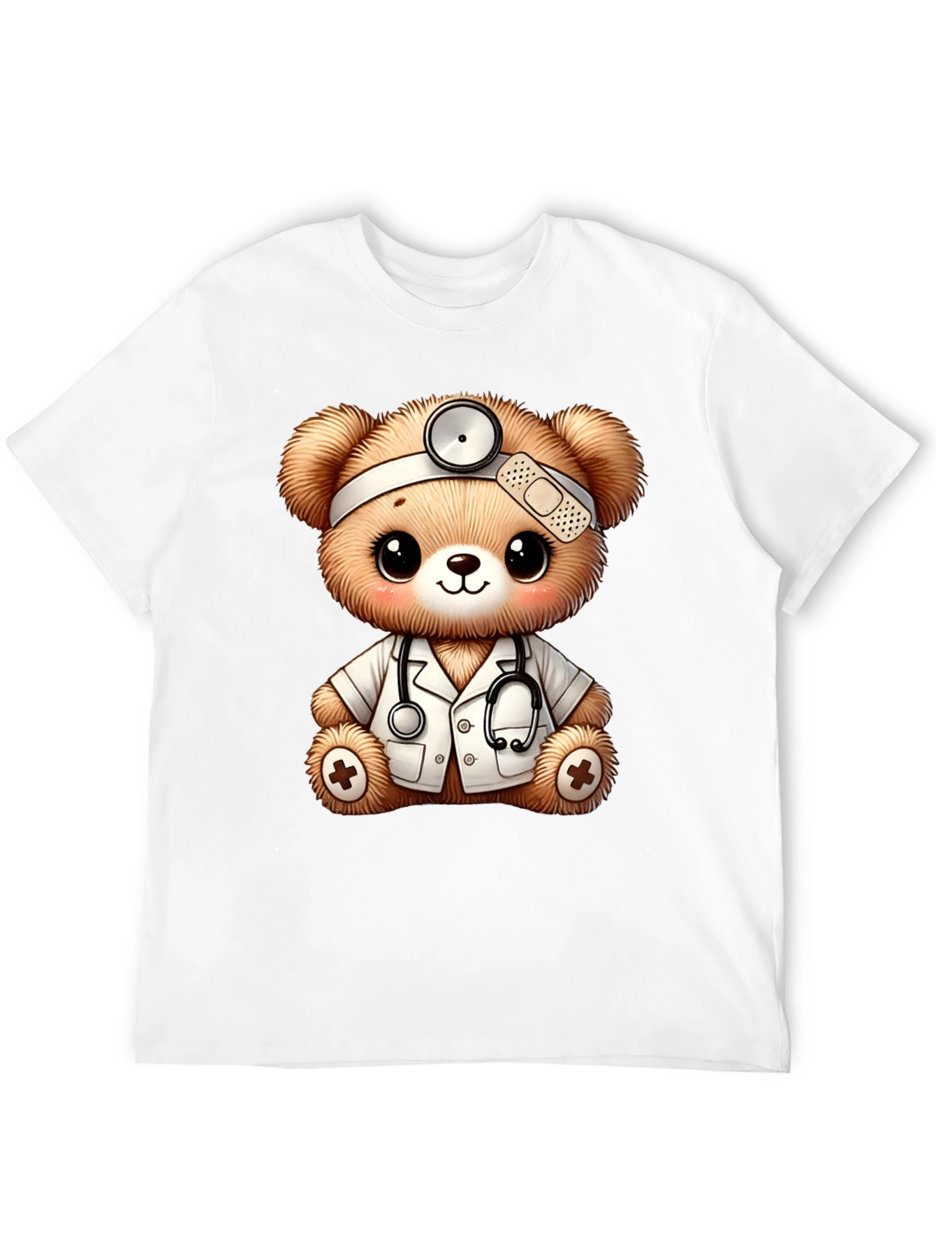 Cute Doctor Teddy Bear Graphic Tee