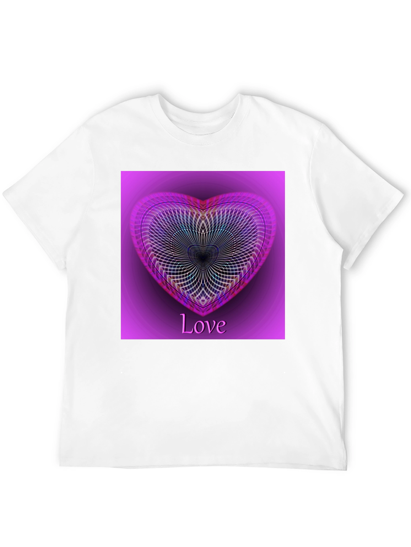 Love Heart Graphic Tee - Stylish Black T-Shirt