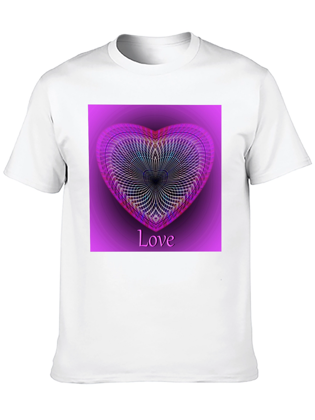 Love Heart Graphic Tee - Stylish Black T-Shirt