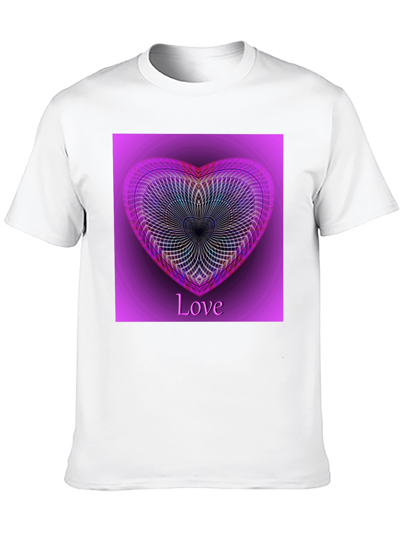 Love Heart Graphic Tee - Stylish Black T-Shirt