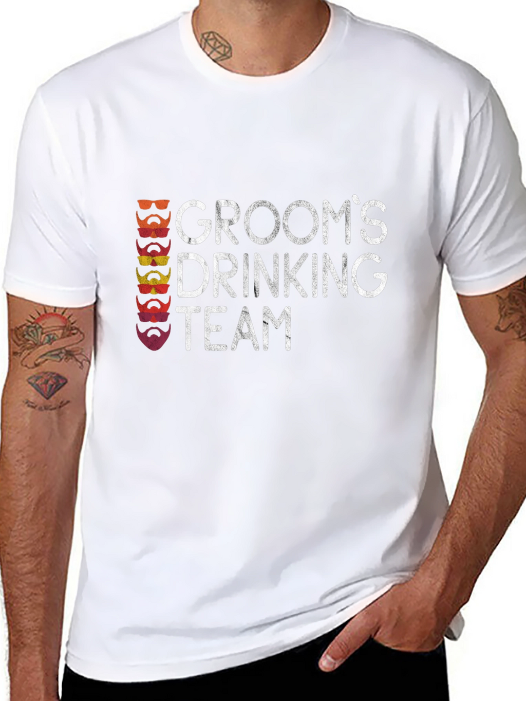 Grooms Drinking Team T-Shirt