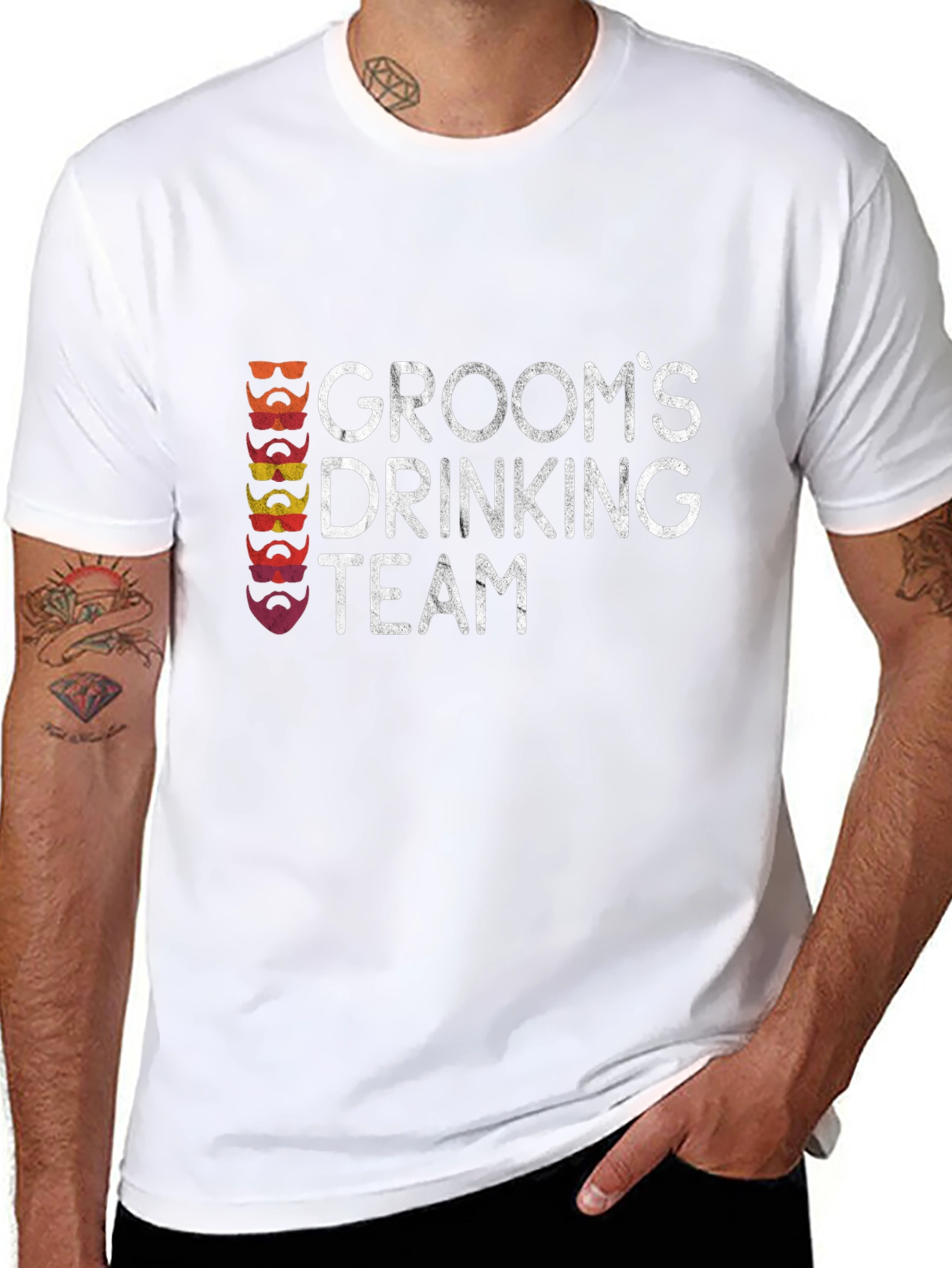 Grooms Drinking Team T-Shirt