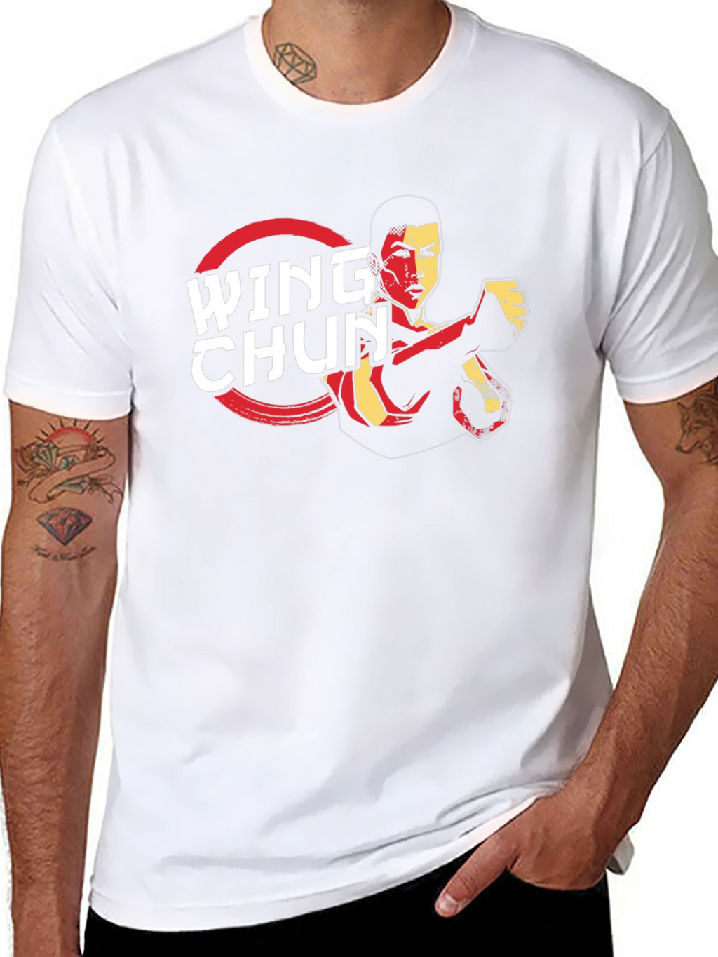 Wing Chun Martial Arts T-Shirt - Black