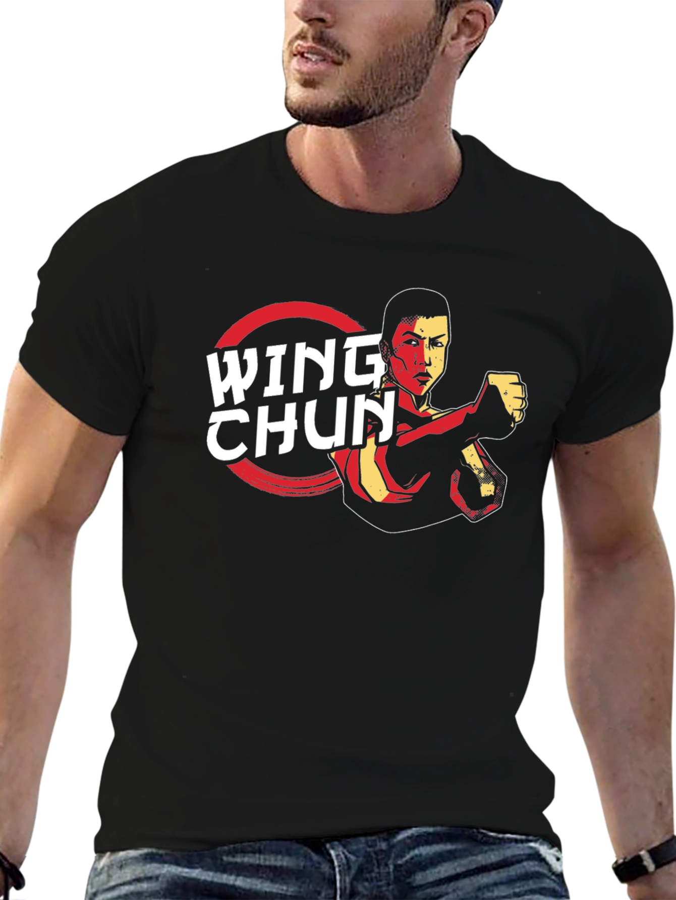 Wing Chun Martial Arts T-Shirt - Black
