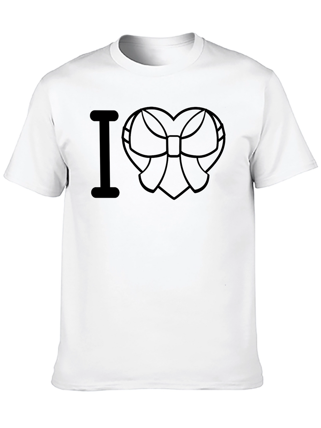 I Heart Bow Black T-Shirt