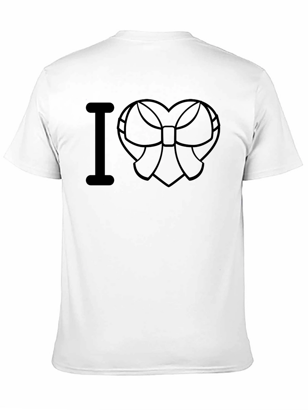 I Heart Bow Black T-Shirt