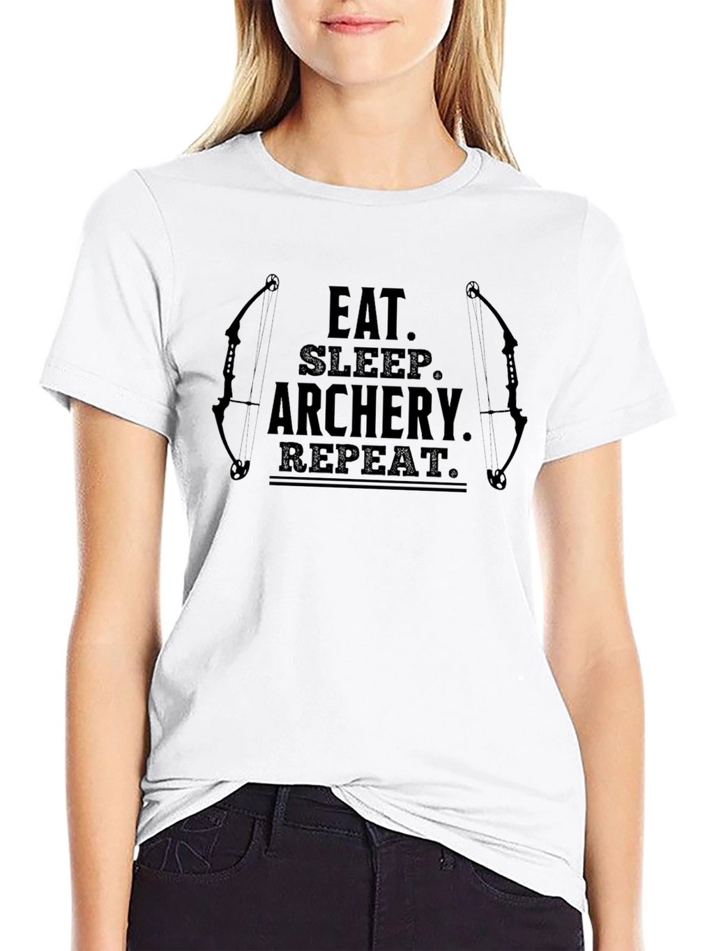 Eat Sleep Archery Repeat - Graphic T-Shirt