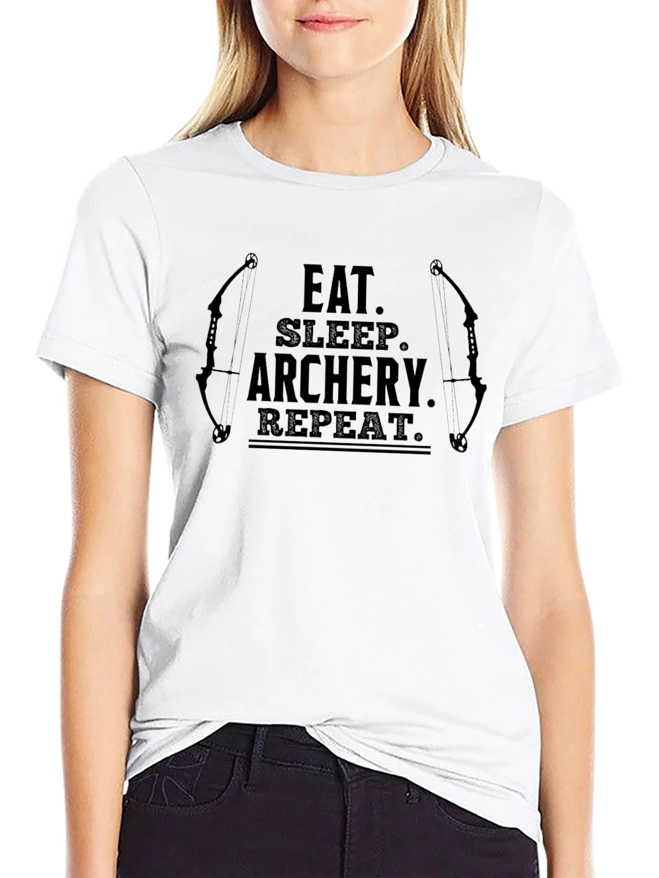 Eat Sleep Archery Repeat - Graphic T-Shirt