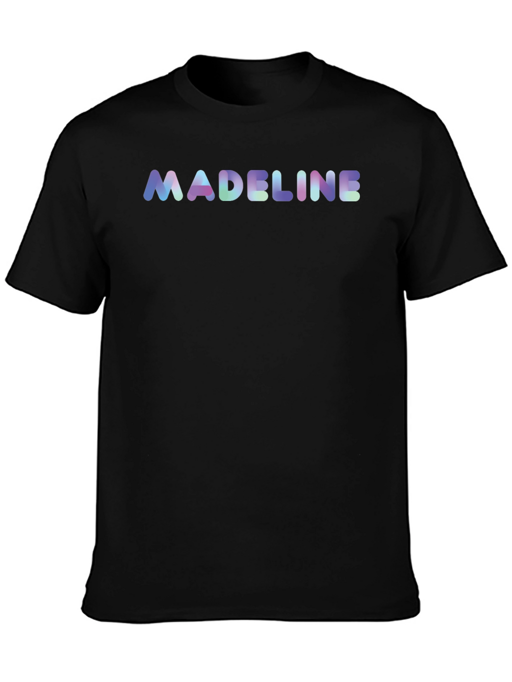 Madeline Name Personalized Black T-Shirt