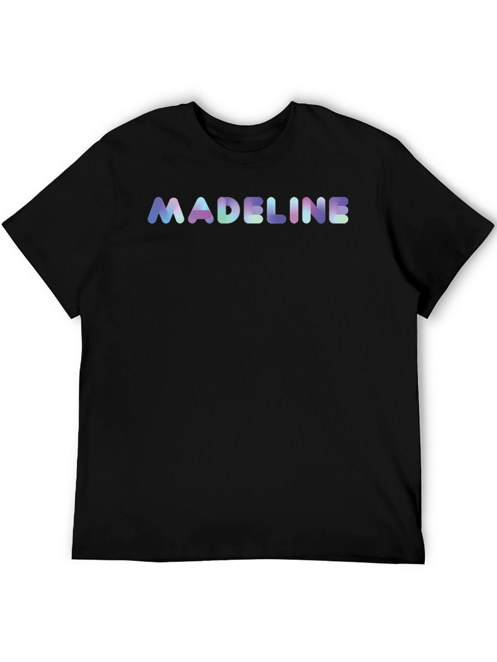 Madeline Name Personalized Black T-Shirt