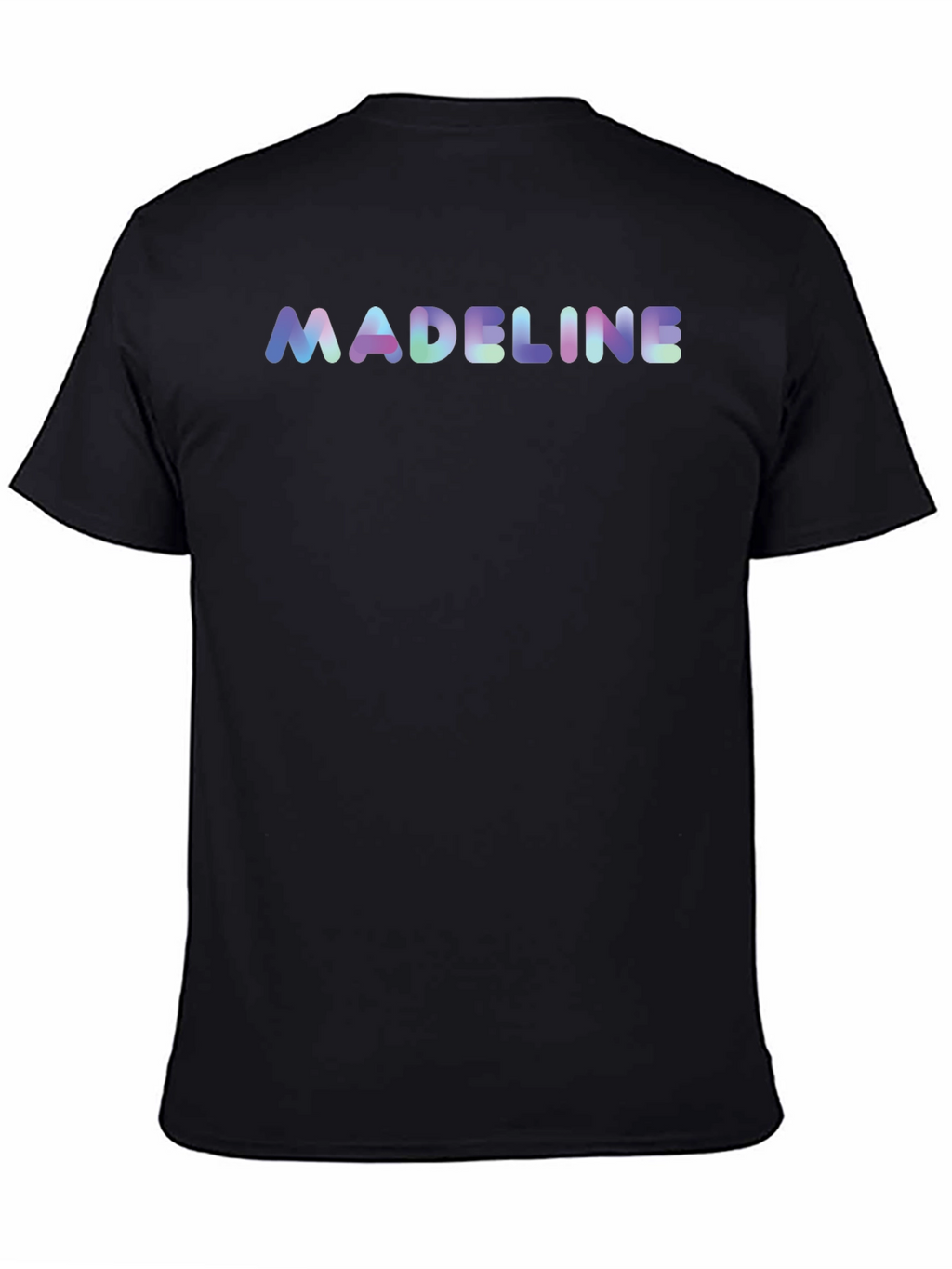 Madeline Name Personalized Black T-Shirt