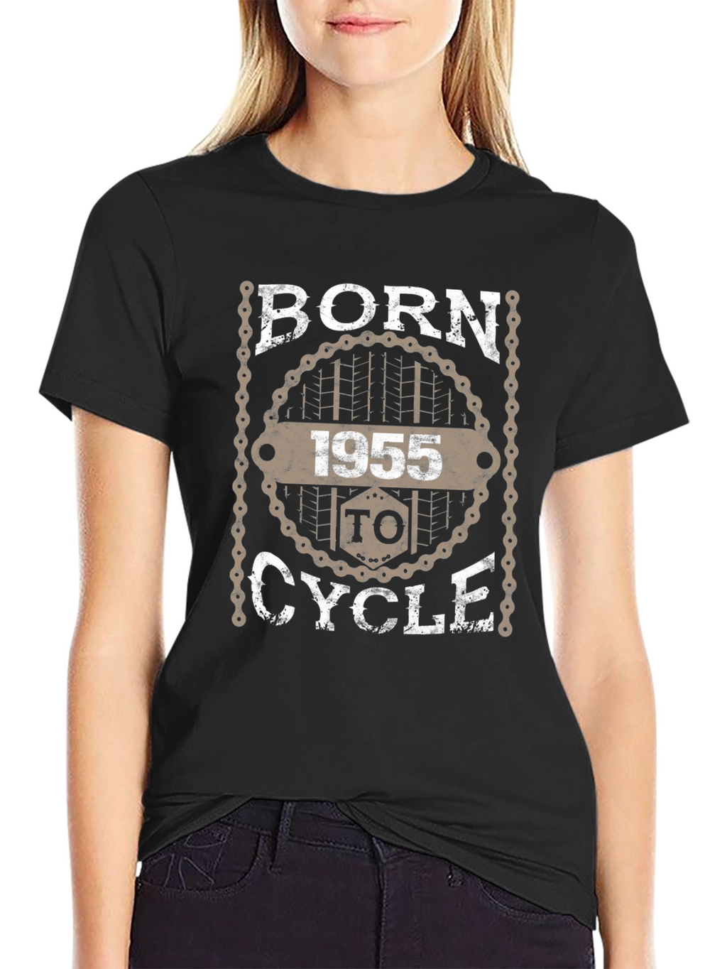 Born to Cycle 1955 Graphic Tee