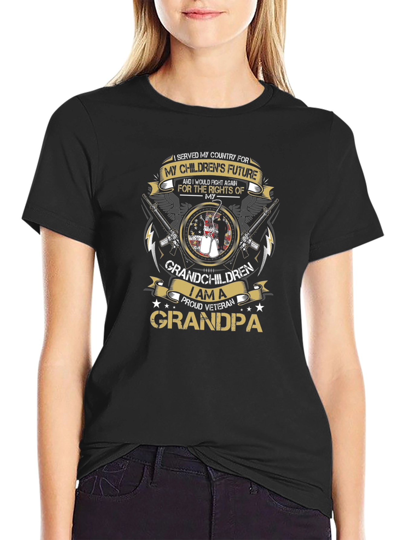 Proud Veteran Grandpa T-Shirt