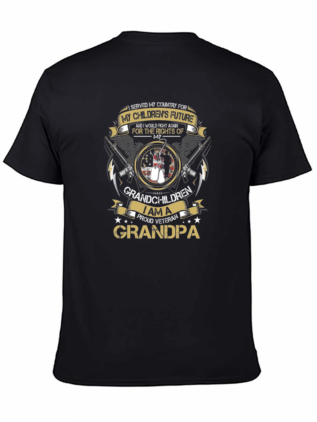 Proud Veteran Grandpa T-Shirt