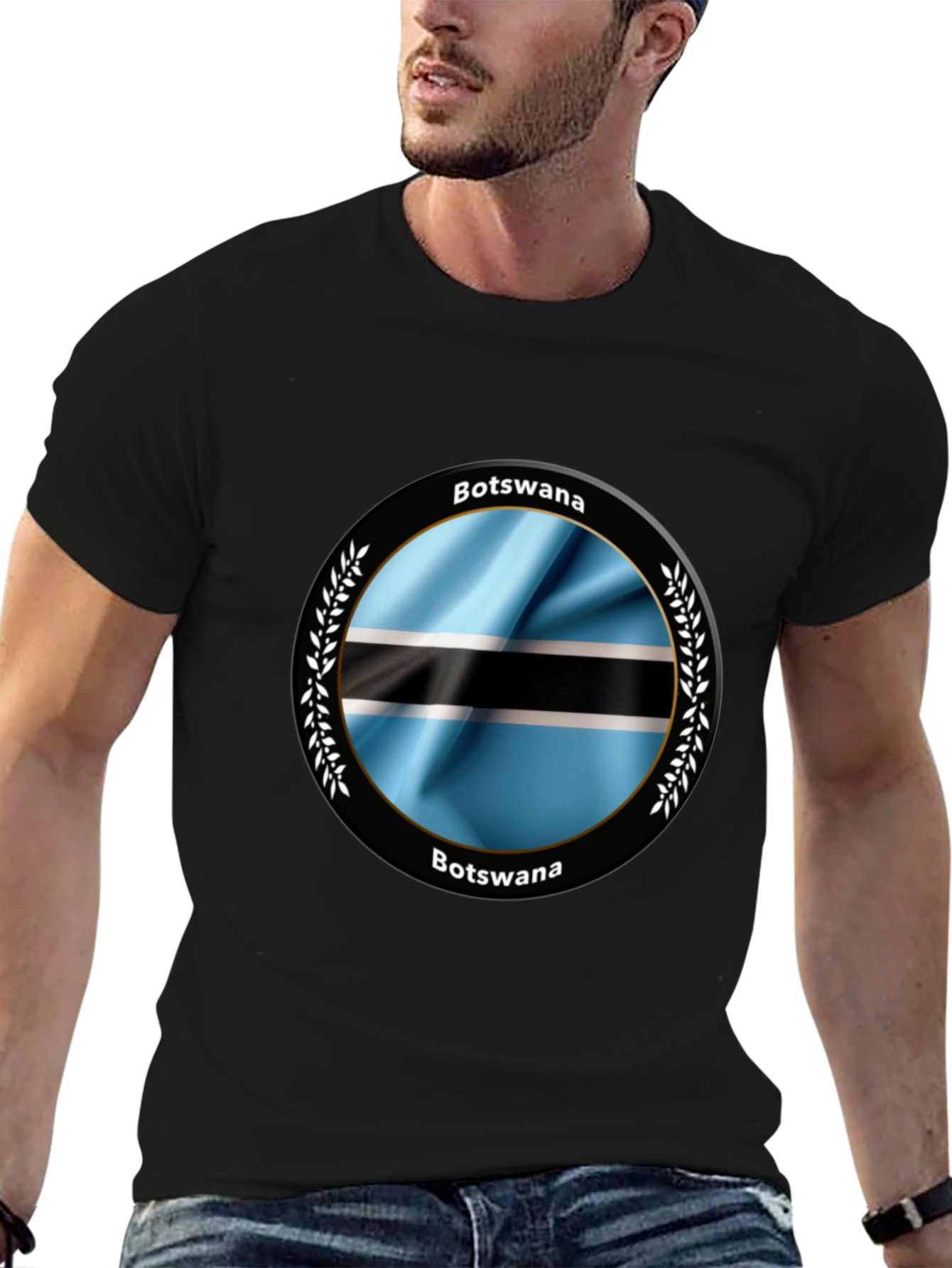 Botswana Flag T-Shirt - Stylish Graphic Tee
