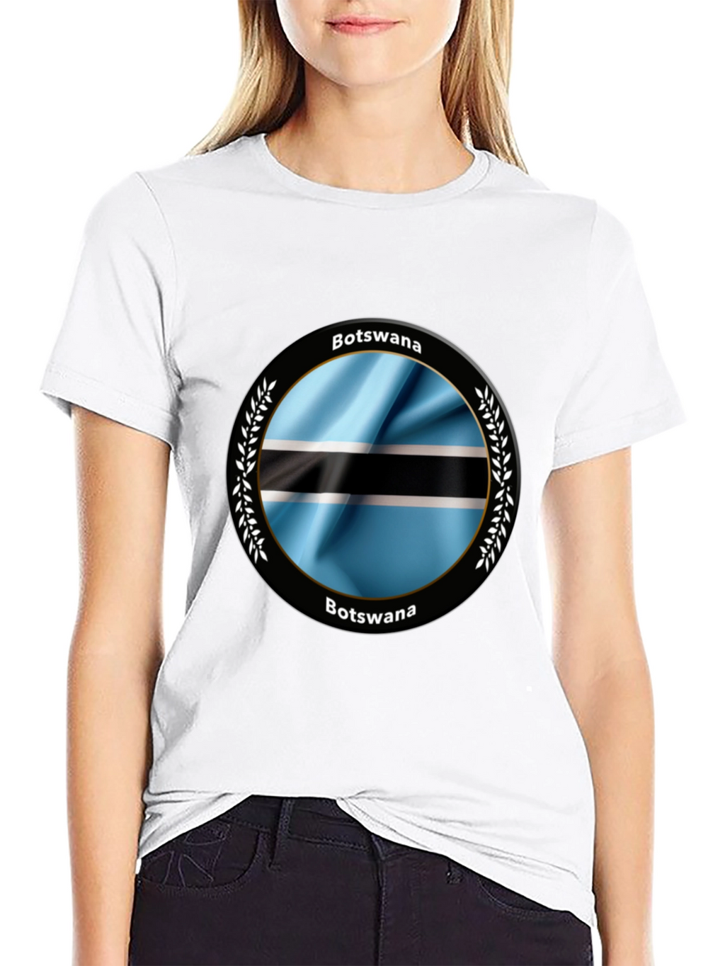 Botswana Flag T-Shirt - Stylish Graphic Tee