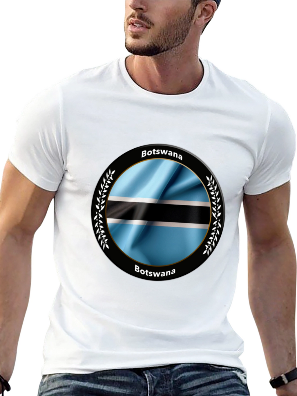 Botswana Flag T-Shirt - Stylish Graphic Tee