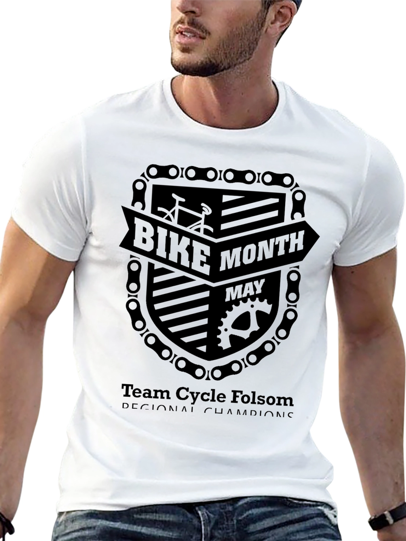 Bike Month T-Shirt - Team Cycle Folsom
