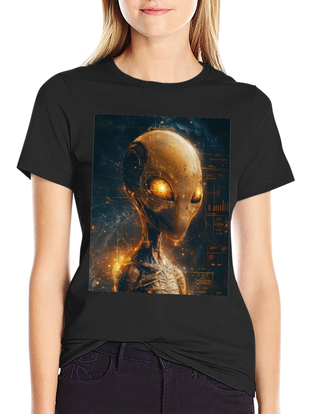 Sci-Fi Alien Graphic Tee