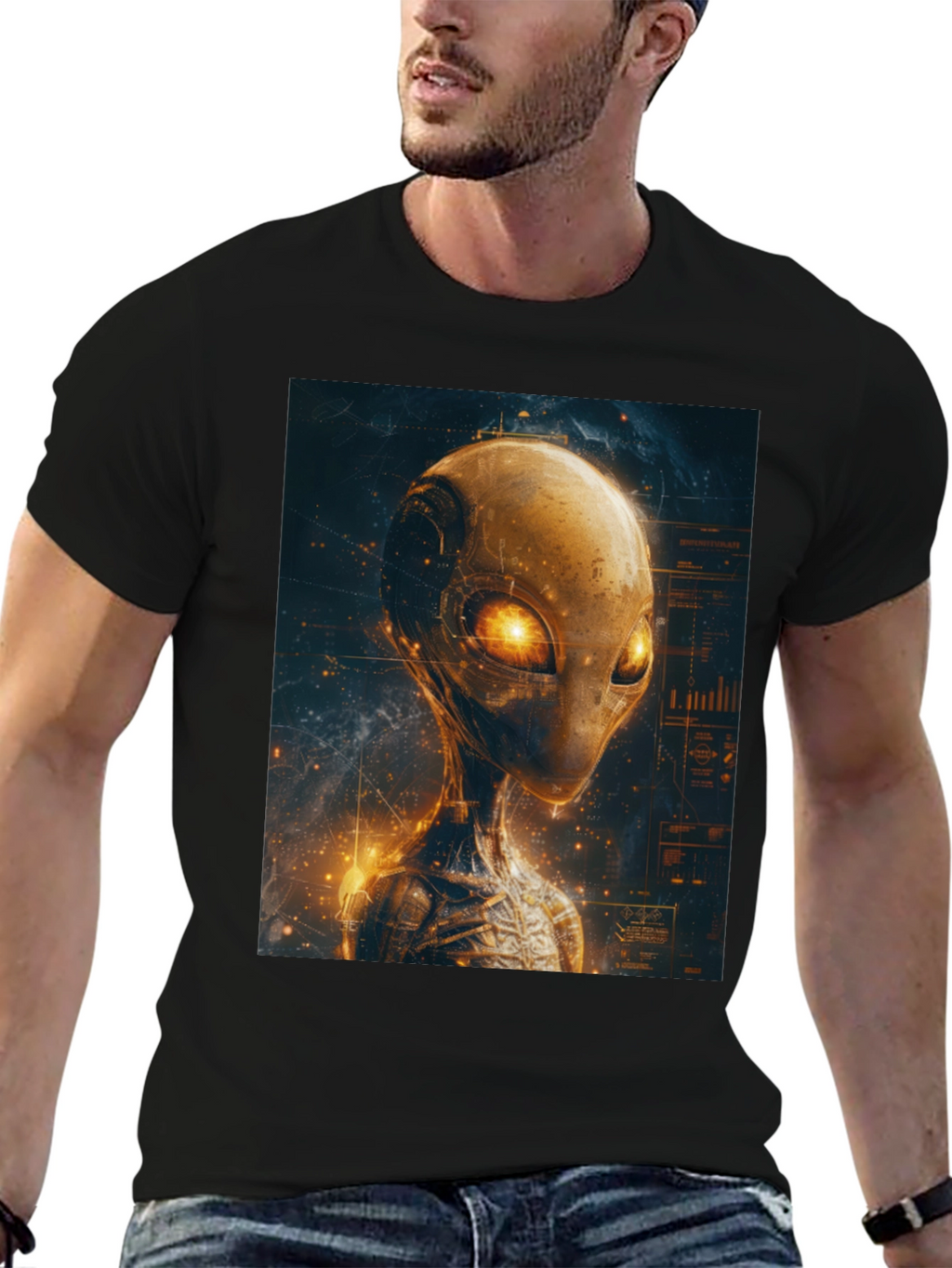 Sci-Fi Alien Graphic Tee