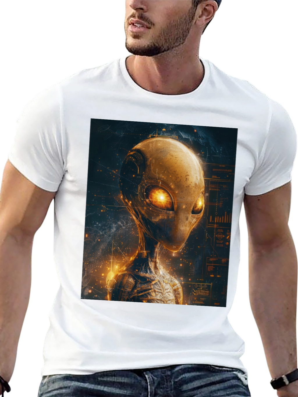 Sci-Fi Alien Graphic Tee