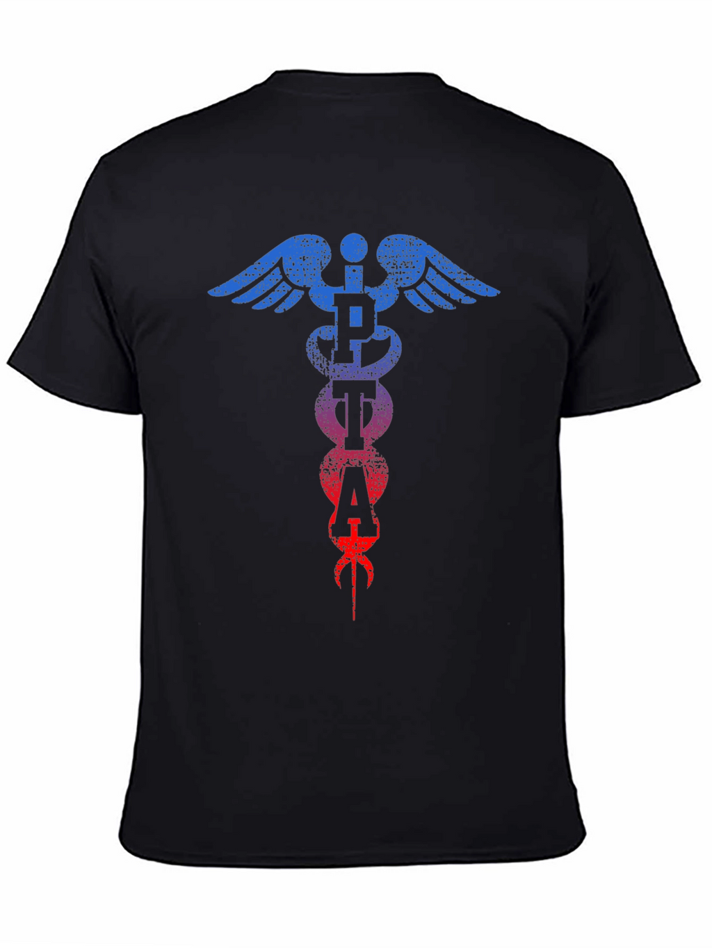 Distressed PETA Caduceus T-Shirt