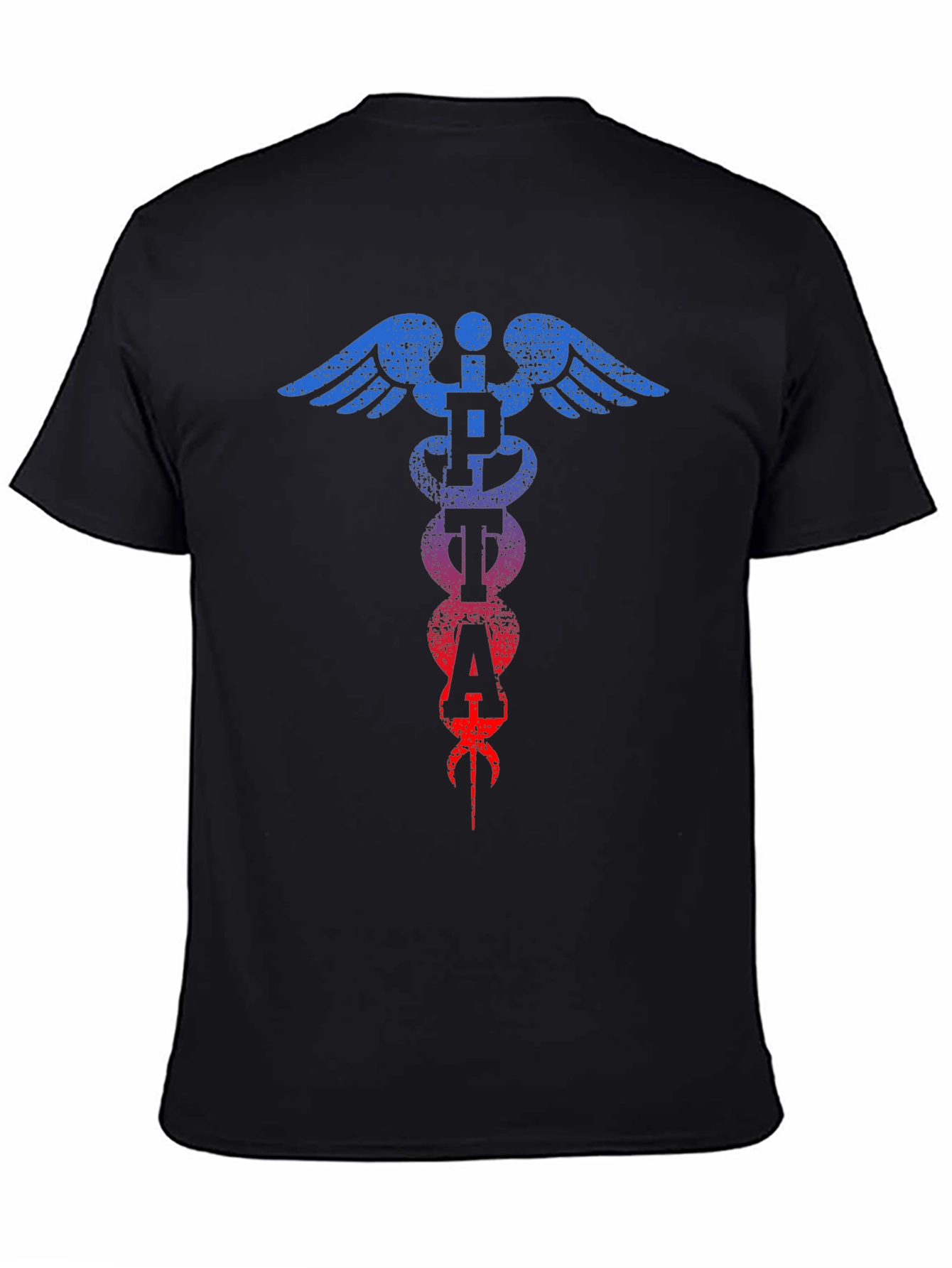 Distressed PETA Caduceus T-Shirt