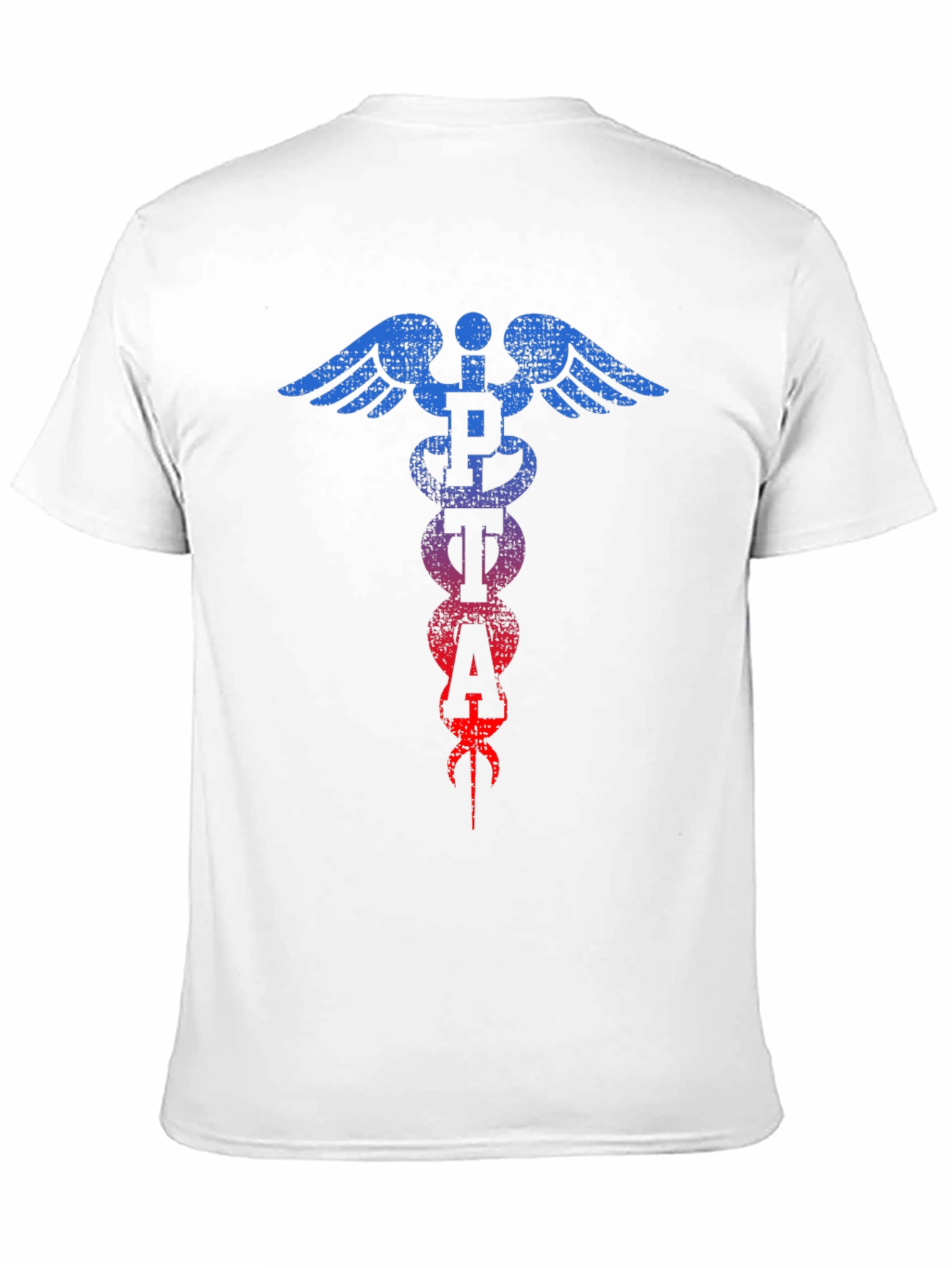 Distressed PETA Caduceus T-Shirt