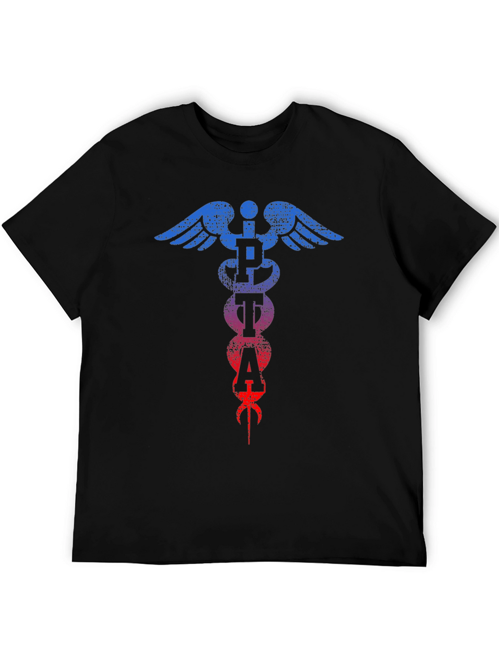 Distressed PETA Caduceus T-Shirt