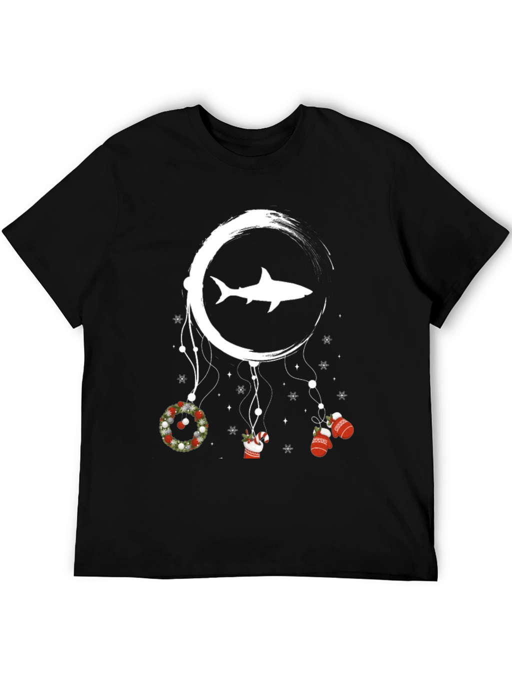 Shark Christmas Dreamcatcher Graphic Tee