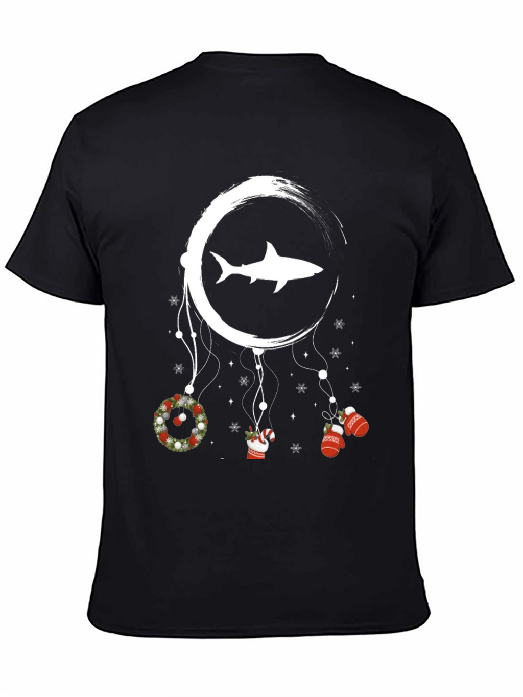 Shark Christmas Dreamcatcher Graphic Tee