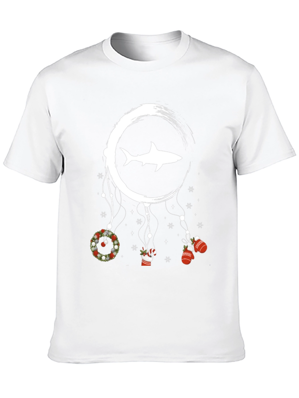 Shark Christmas Dreamcatcher Graphic Tee