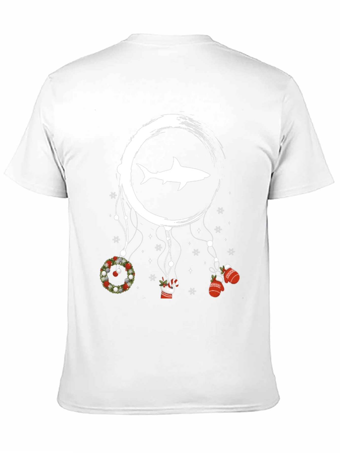 Shark Christmas Dreamcatcher Graphic Tee